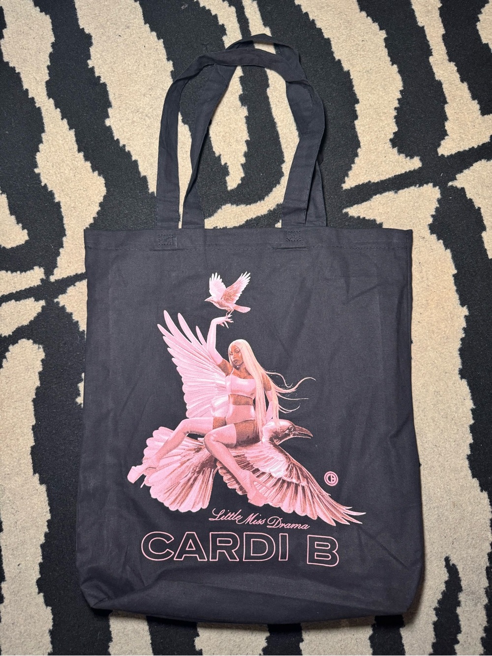 Little Miss Drama Tour - Cardi B - Pink Graphic Tote Bag